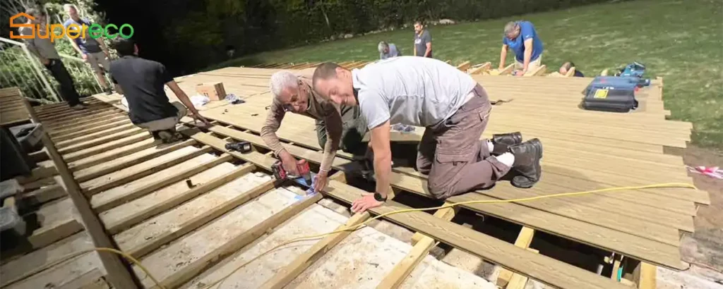 How to install WPC Decking